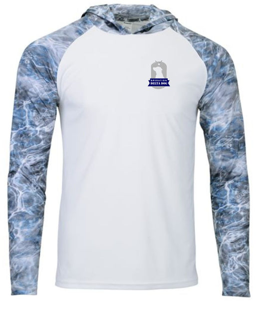 Camo Long Sleeve Hoodie Light Weight