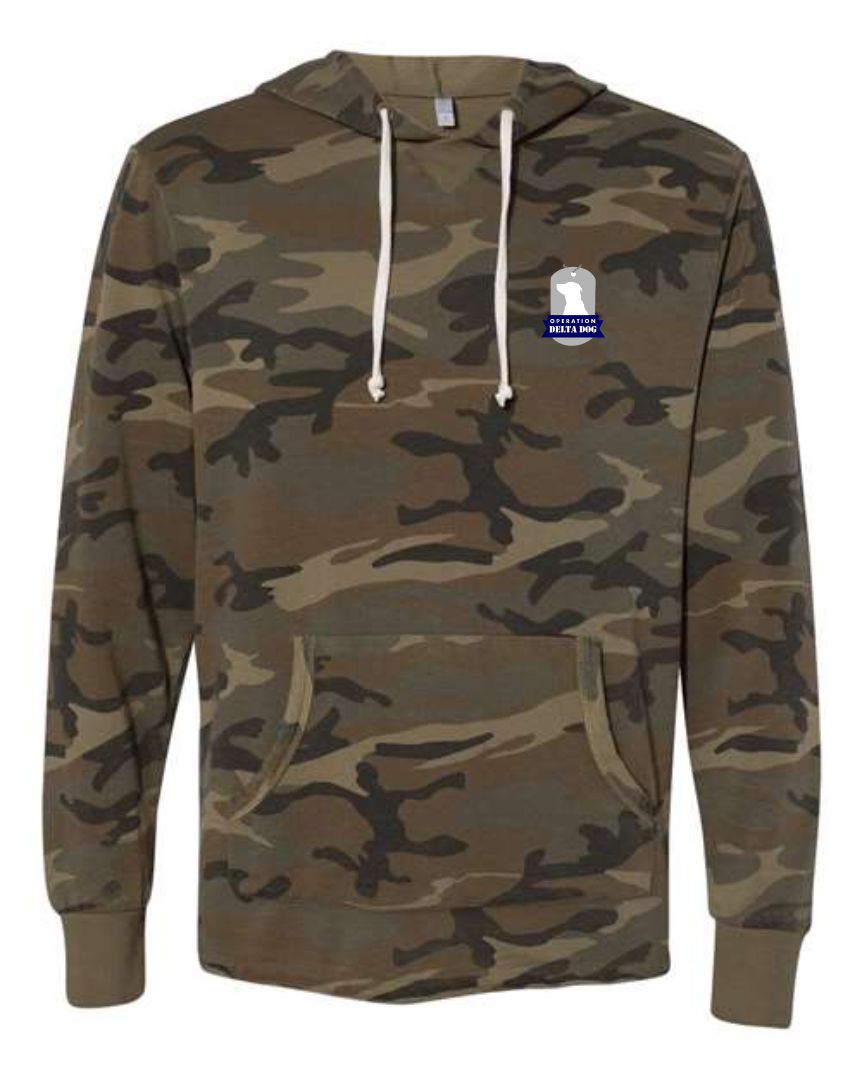 Camo French Terry Hoodie - 8629
