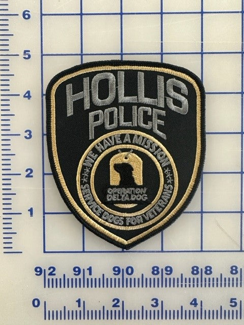 Hollis Police OPDD Fundraising Patch