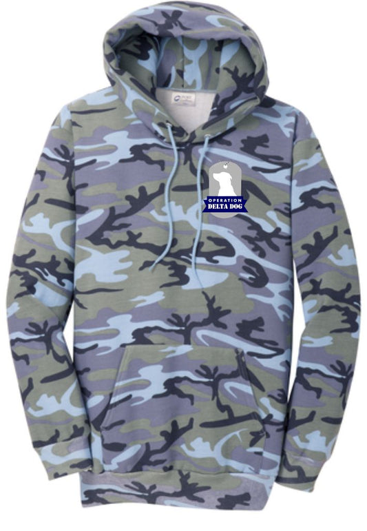 Camo Port & Company® Core Fleece Pullover Hooded Sweatshirt