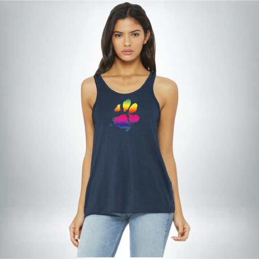 Ladies Pride Paw Tank BC8800