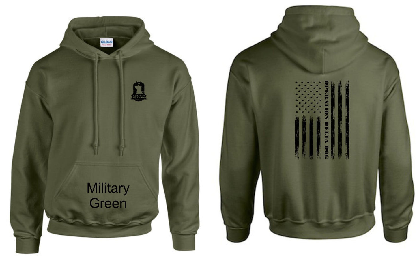 Distressed Flag Hoodie