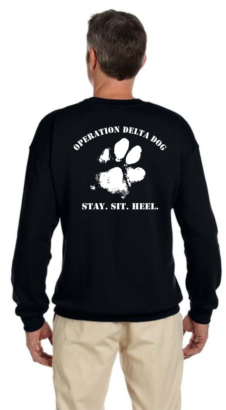 Muddy Paw Crew Neck Sweatshirt