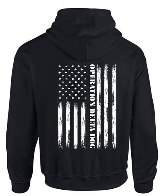 Distressed Flag Hoodie