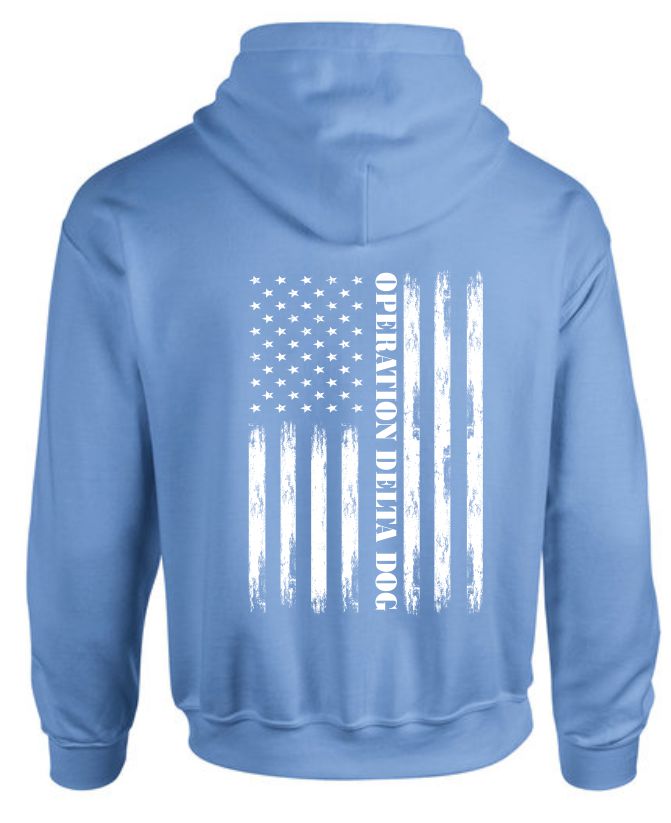 Distressed Flag Hoodie