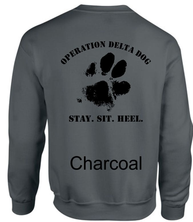 Muddy Paw Crew Neck Sweatshirt