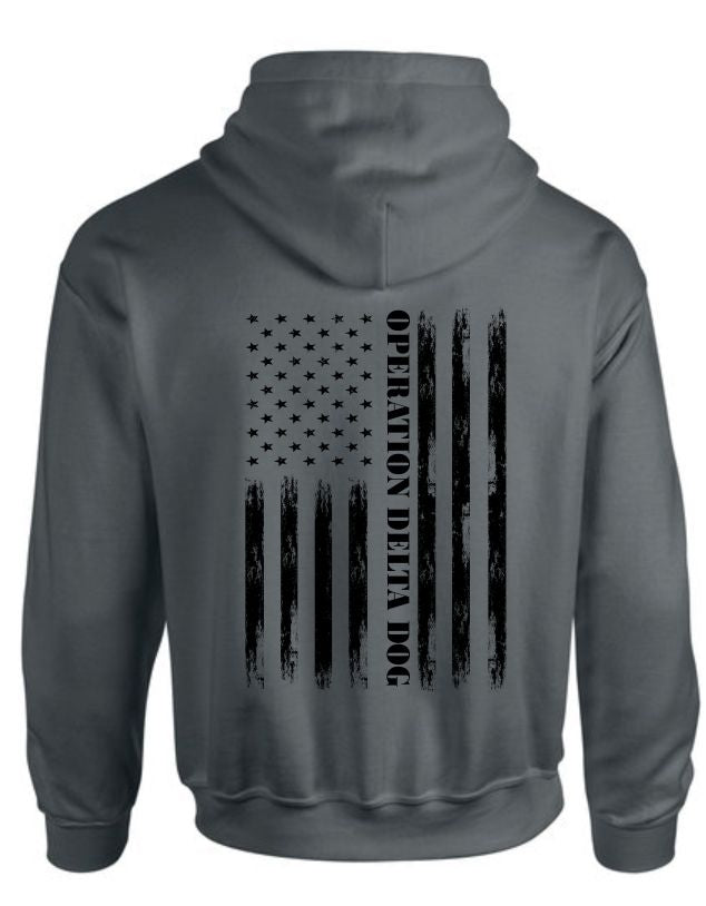 Distressed Flag Hoodie
