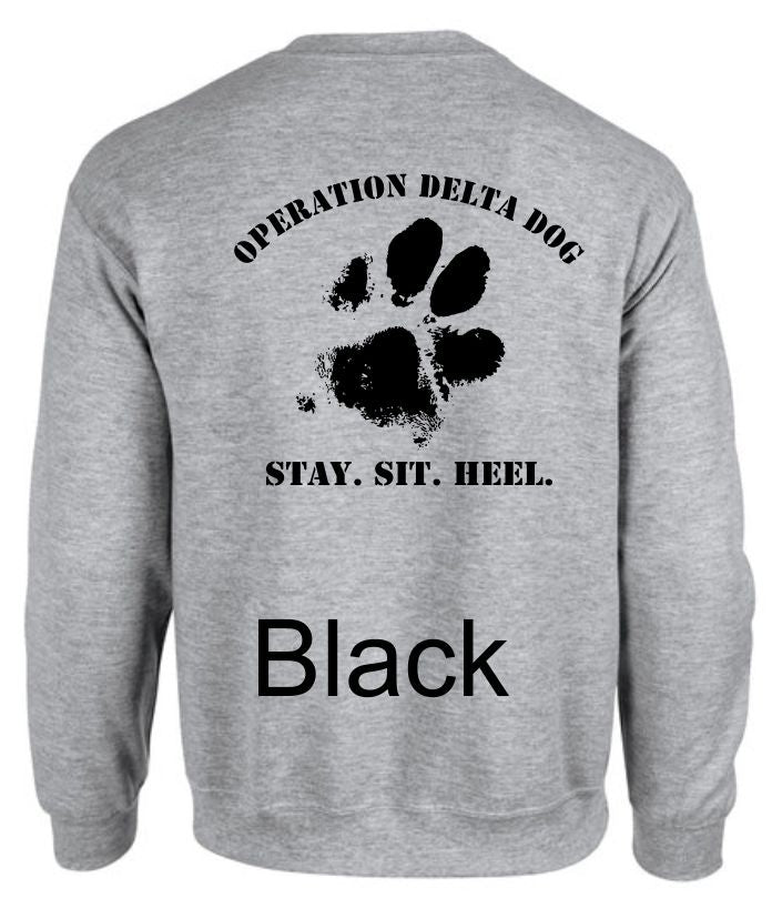 Muddy Paw Crew Neck Sweatshirt