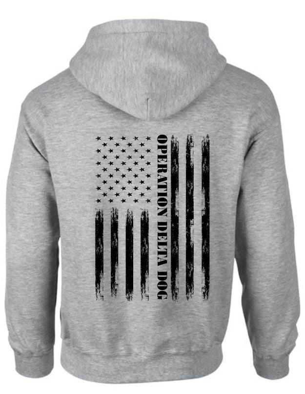 Distressed Flag Hoodie