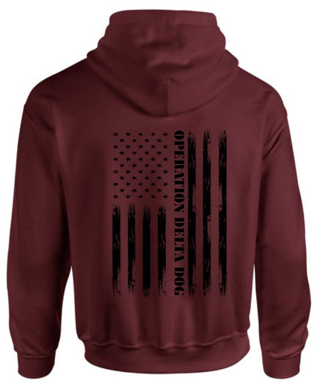 Distressed Flag Hoodie