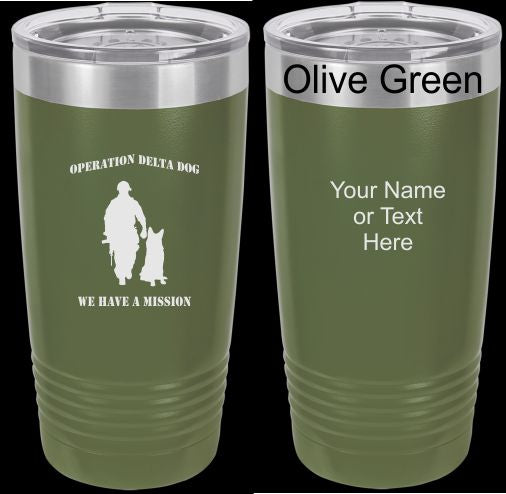 20oz PERSONALIZED VACUUM INSULATED TUMBLER