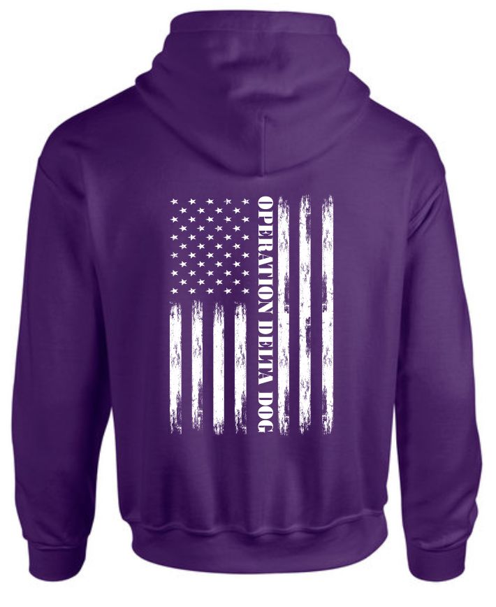 Distressed Flag Hoodie