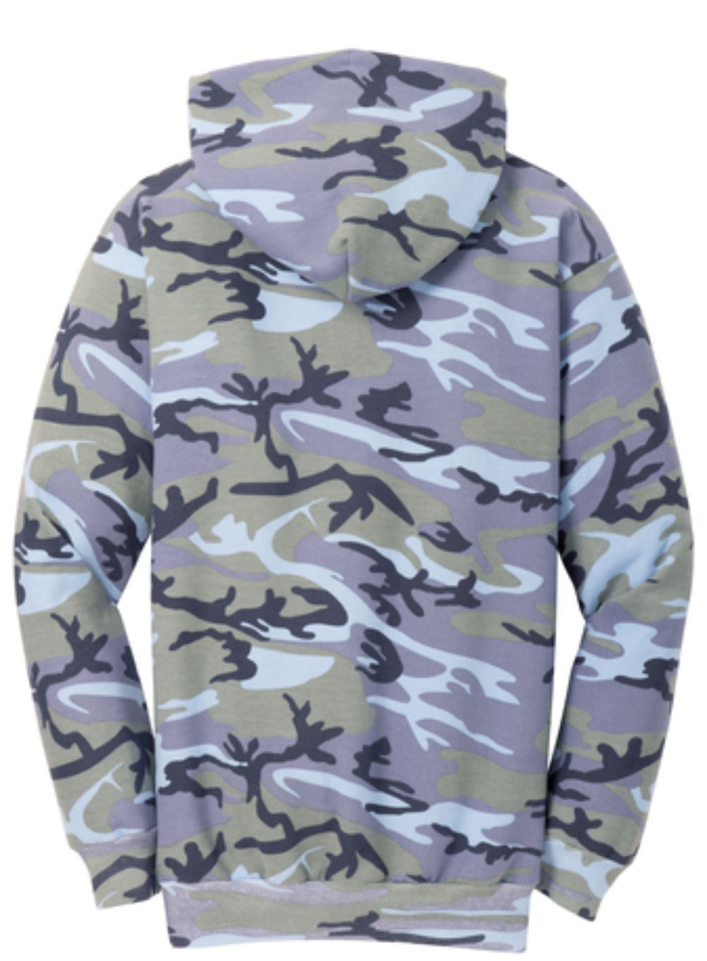 Camo Port & Company® Core Fleece Pullover Hooded Sweatshirt