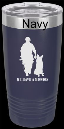 20oz PERSONALIZED VACUUM INSULATED TUMBLER