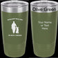 20oz PERSONALIZED VACUUM INSULATED TUMBLER